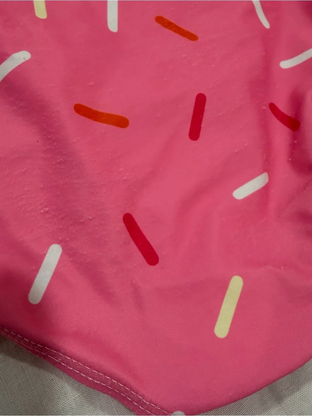 Girls swimsuit 11 12 donut sweets sprinkles bathing suit bikini one piece